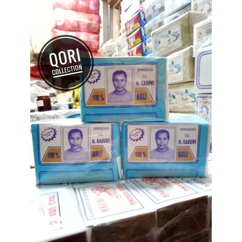 

Terasi udang super cap H.kasuwi kemasan 100gr..