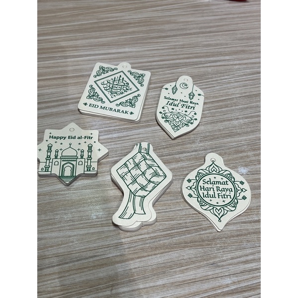 

Paket Hang tag idul fitri isi 25