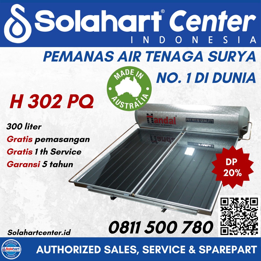 Solahart Water Heater Handal 302 PQ
