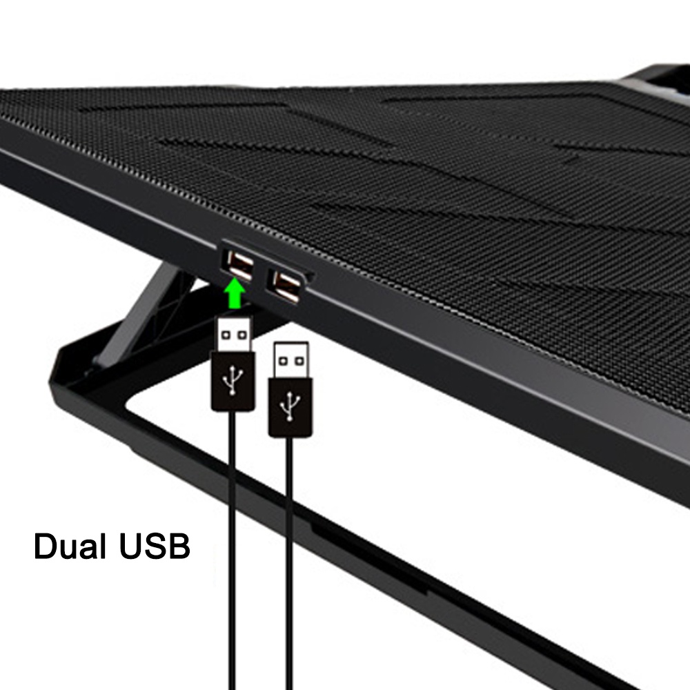 Laptop Coooling Pad Pendingin Dengan 6 Kipas Universal