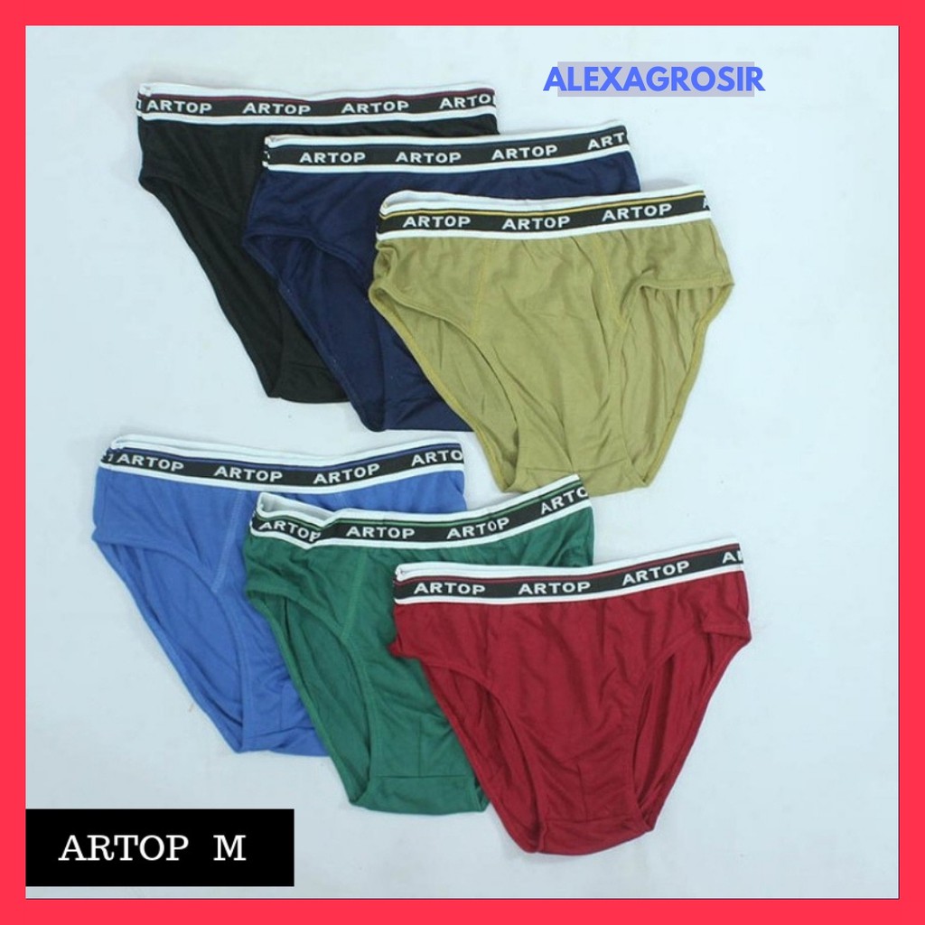 Undies Celana Dalam Pria Polos Merk Artop celana dalam remaja anak laki-laki SD SMP artop size M L XL