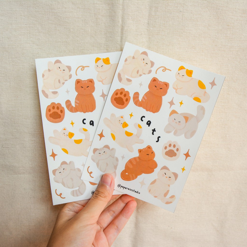 

cats sticker sheet