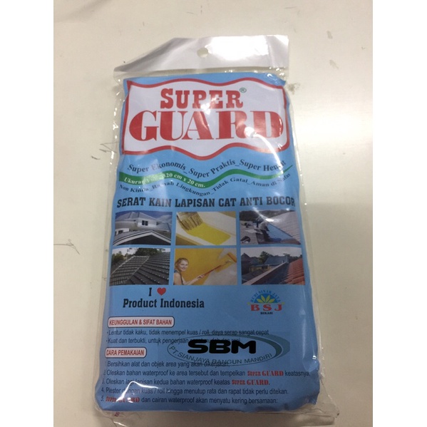 SERAT KAIN LAPISAN CAT ANTI BOCOR SUPER GUARD 320cm x 20cm