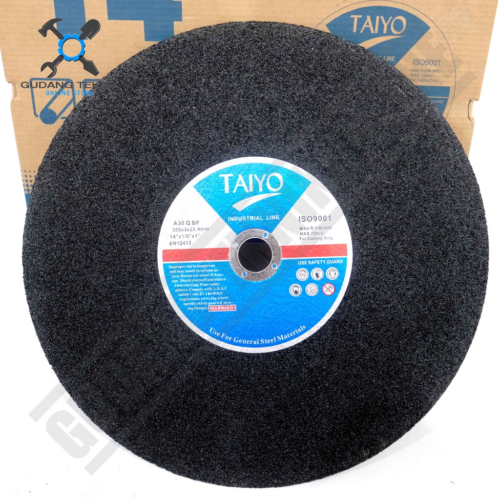 Mata Pisau Cut Off 14 Inch TAIYO  / Cutting Wheel 14&quot;  Mata Batu Gerinda Potong 14Inch