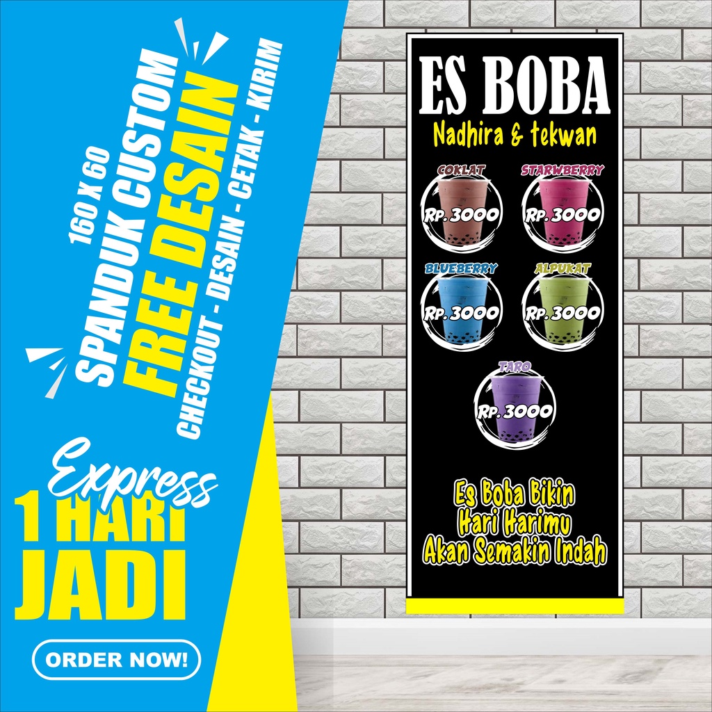 SPANDUK/BANNER BOBA