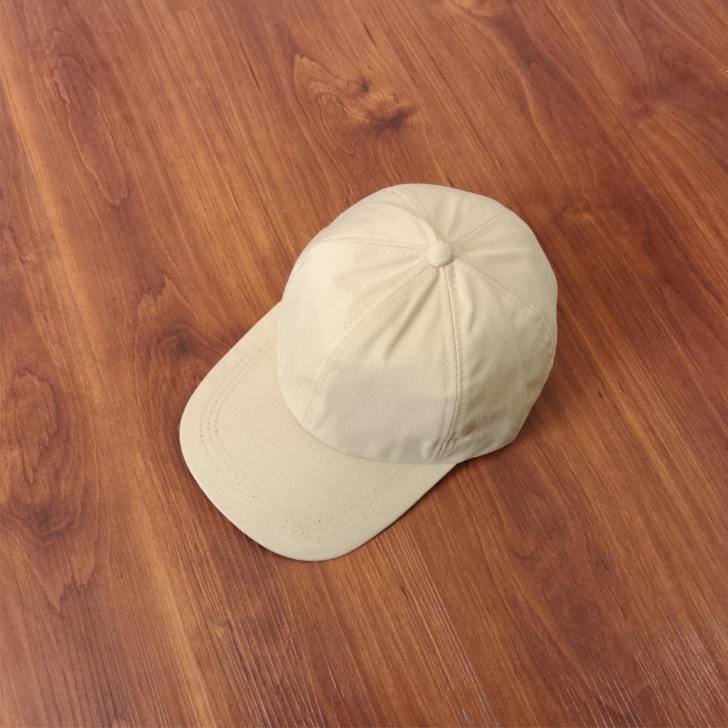 KAOS POLOS MISTY PRIA TANGAN PENDEK TWOTONE 30S &amp; TOPI CREAM PREMIUM