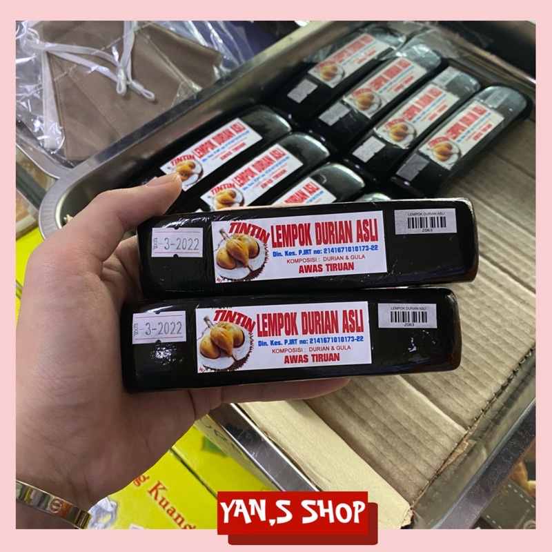

(READY JAKARTA) Lempok Durian Tin Tin - Lempok Duren TinTin Asli Palembang