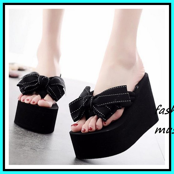 Sandal Wedges Sendal Selop Wanita Terbaru Murah Sandal Pesta Kondangan Wanita Cewek Af13 Murah 2021 