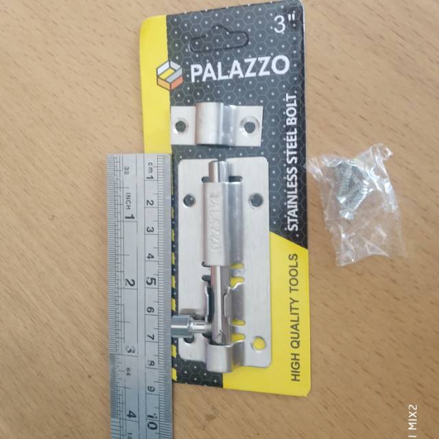 Grendel 3 inc tebal selot pintu jendela bhn stanlis kunci pintu dan jendela