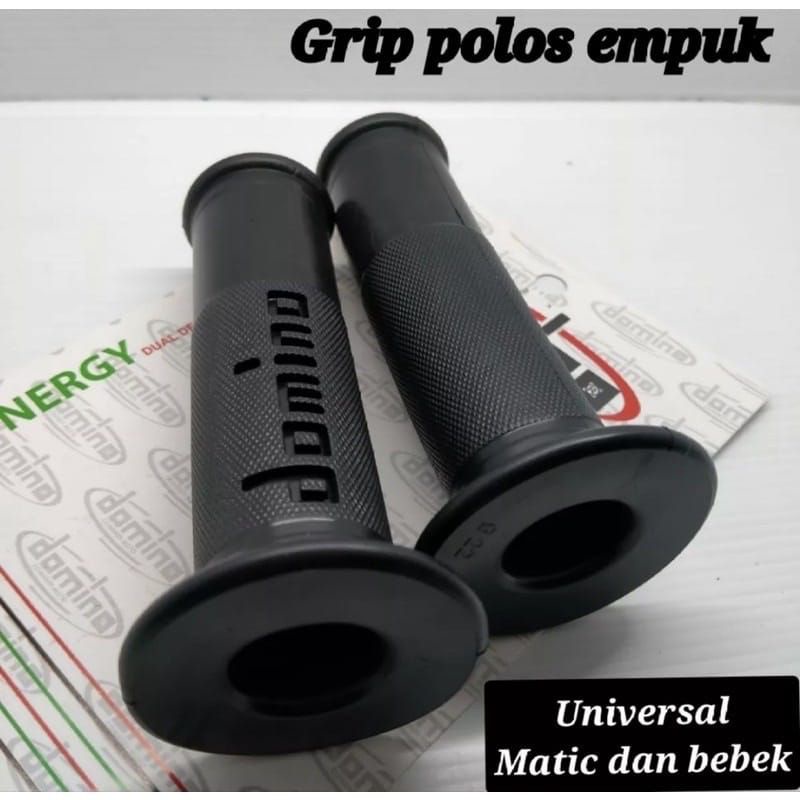 Handgrip grip Domino Hitam Polos murah Beat Aerox Pcx Nmax vario 125 150 Universal