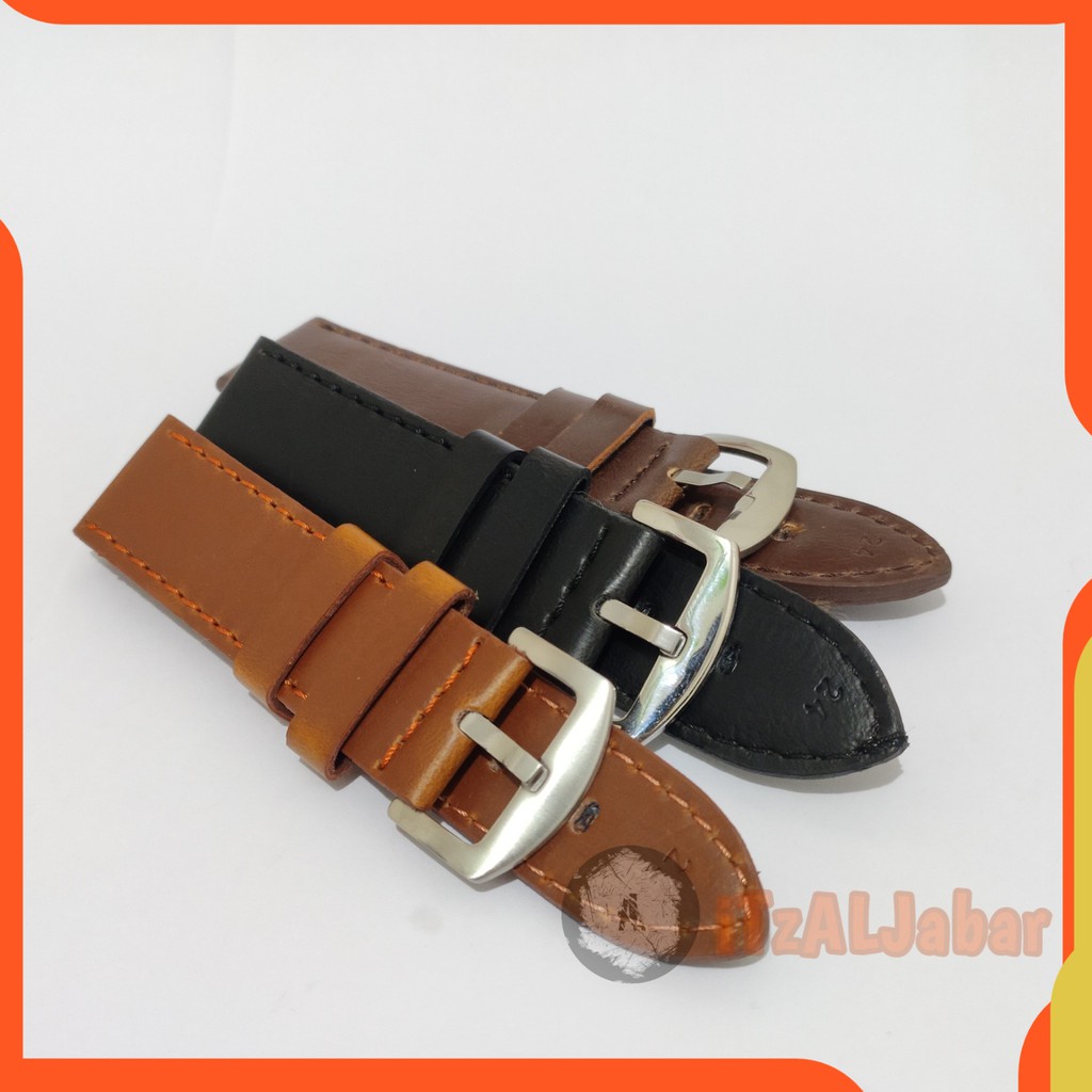 Tali jam tangan Kulit Leather strap Tali jam Kulit 22mm 24mm