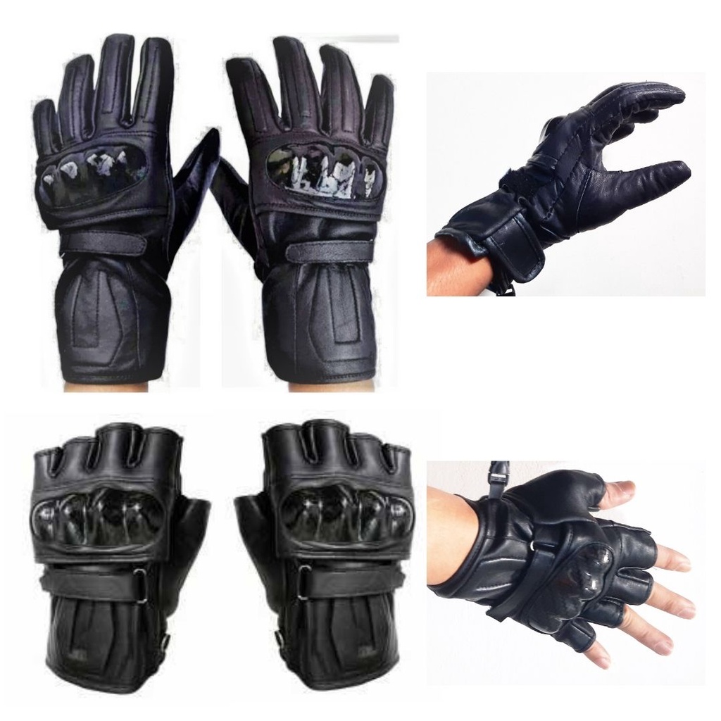 ASGUARD GLOVES LEATHER GL01 Sarung Tangan Full Motor Sepeda Kulit Asli LUX 101116