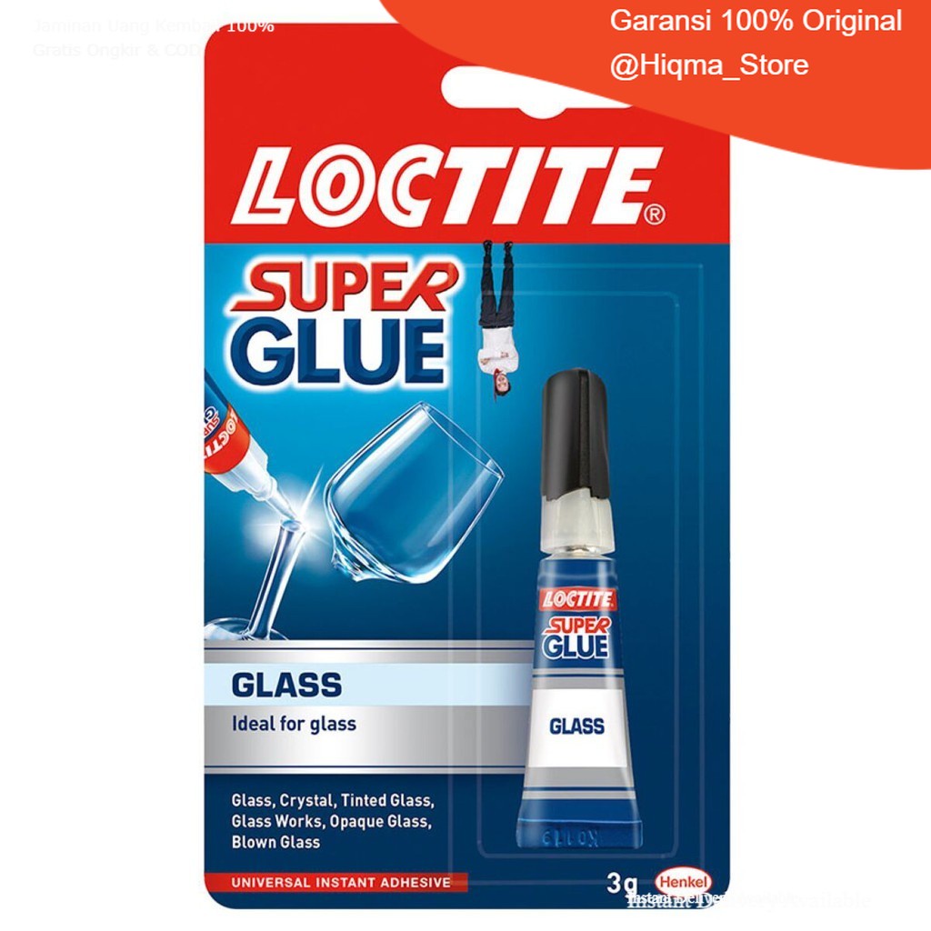 

Loctite Lem Perekat Kaca Glass Glue USA