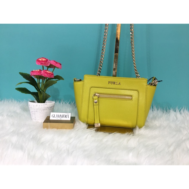 Tas wanita selempang Furla kulit 100% Original/Asli