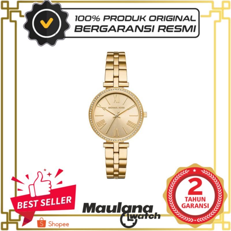 JAM TANGAN PRIA WANITA | RANTAI | KULIT | KARET | MURAH | MICHAEL KORS - TIPE MK 3903 WANITA ORI