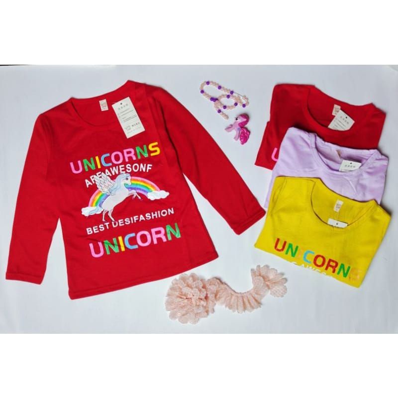 Kaos Atasan Anak Perempuan/Cewek Bordir