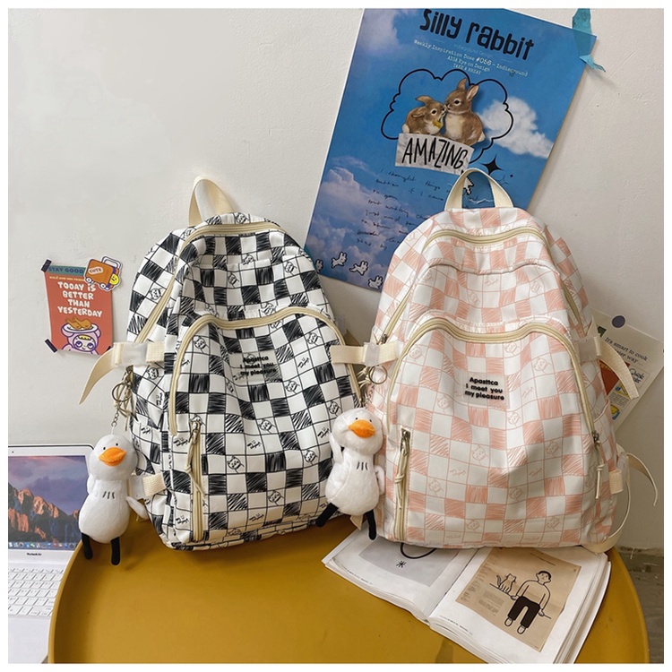 WYK112 Tas Ransel Wanita Pria The Day Sekolah Kuliah TTS Backpack School Impor TKM