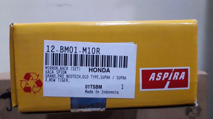 Kaca Spion Tangkai Pendek Motor Honda (Aspira)