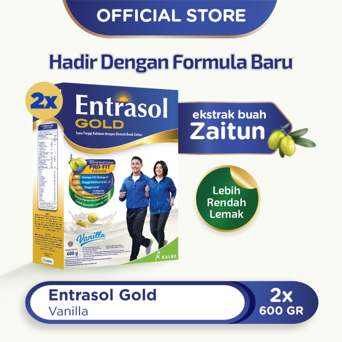 

Entrasol Twinpack Gold Vanilla 600g