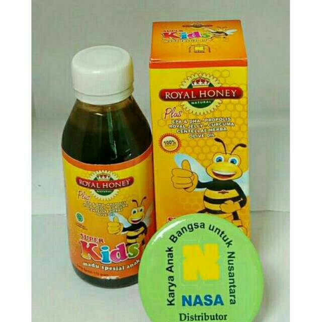 

Madu Kids Royal Jelly Asli Nasa Penambah Nafsu Makan Anak Sehat Bernutrisi