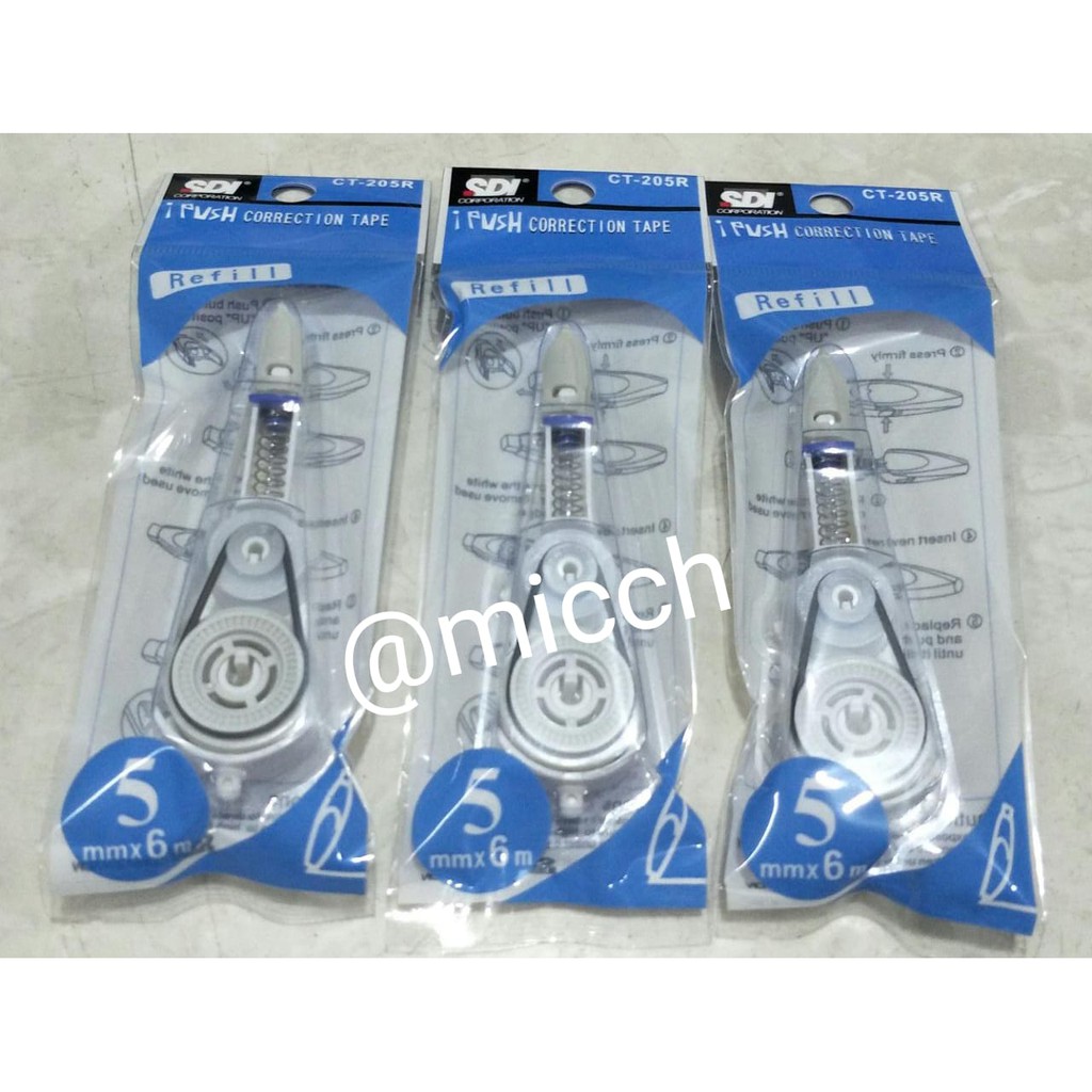 

SDI CORRECTION ROLL REFILL CT-205R