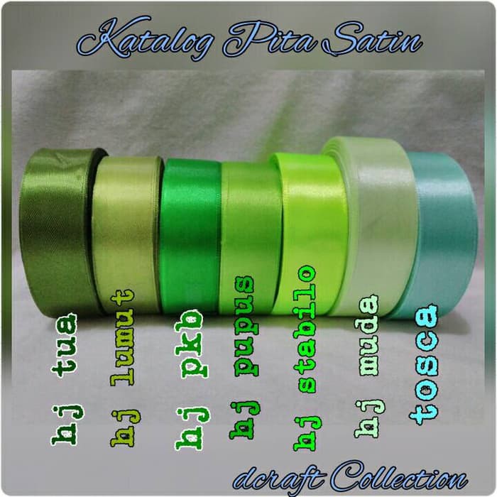 

BEST DEAL PITA SATIN 3/4" / 2 CM ; BAHAN BROS, AKSESORIS, SOUVENIR, CRAFT