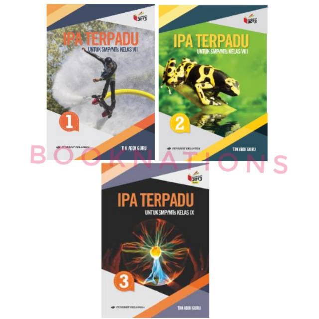 Buku Ipa Terpadu Smp Kelas 7 8 9 Erlangga Shopee Indonesia