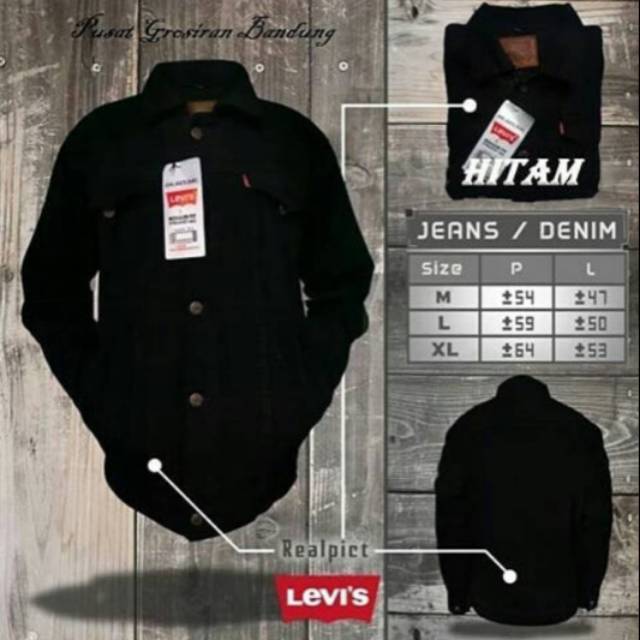 JAKET JINS' UNISEX MODEL STANDAR