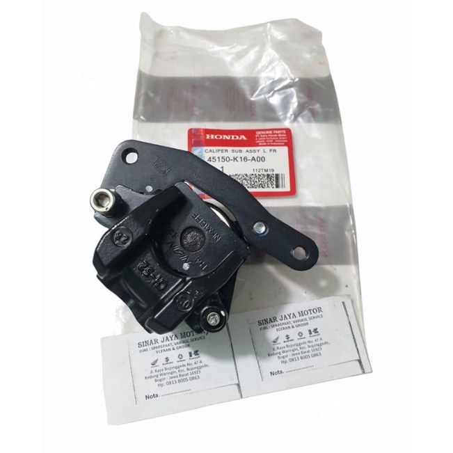 kaliper depan beat new vario 125 scoopy beat f1 genio spacy HGP ORi nissin 45150-k16-A00