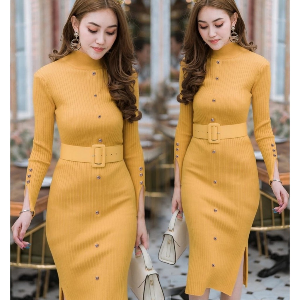 Dress Filka - Baju Wanita - Dress Rajut Wanita Terbaru