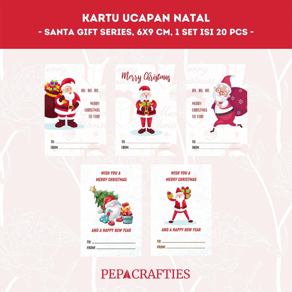 

Kartu Ucapan Natal - Christmas Card (1 set isi 20 pcs)