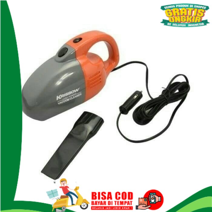 {COD} KRISBOW Vacuum Cleaner Penghisap Debu di Mobil - Original