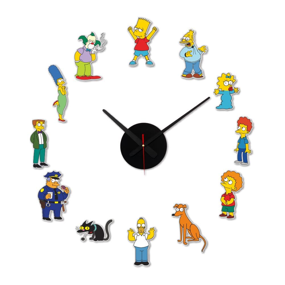 [JAM DINDING RAKSASA] JAM DINDING RAKSASA THE SIMPSON JAM DINDING CUSTOM DIY