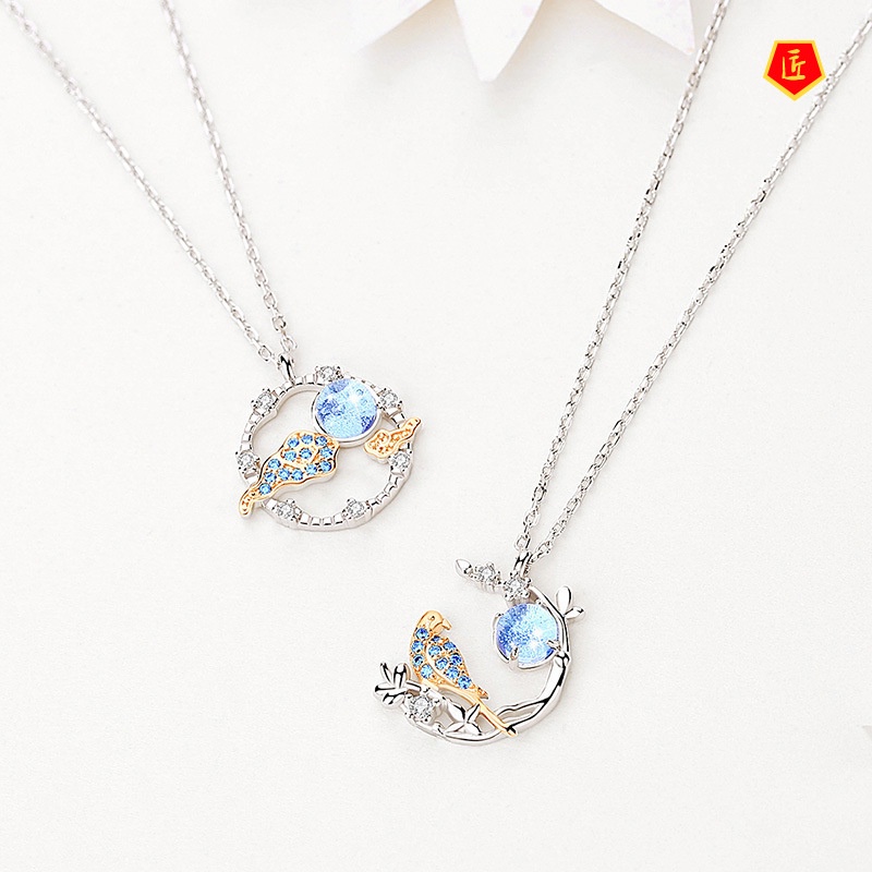 [Ready Stock]S925 Silver Necklace Niche Design Temperament Ancient Style