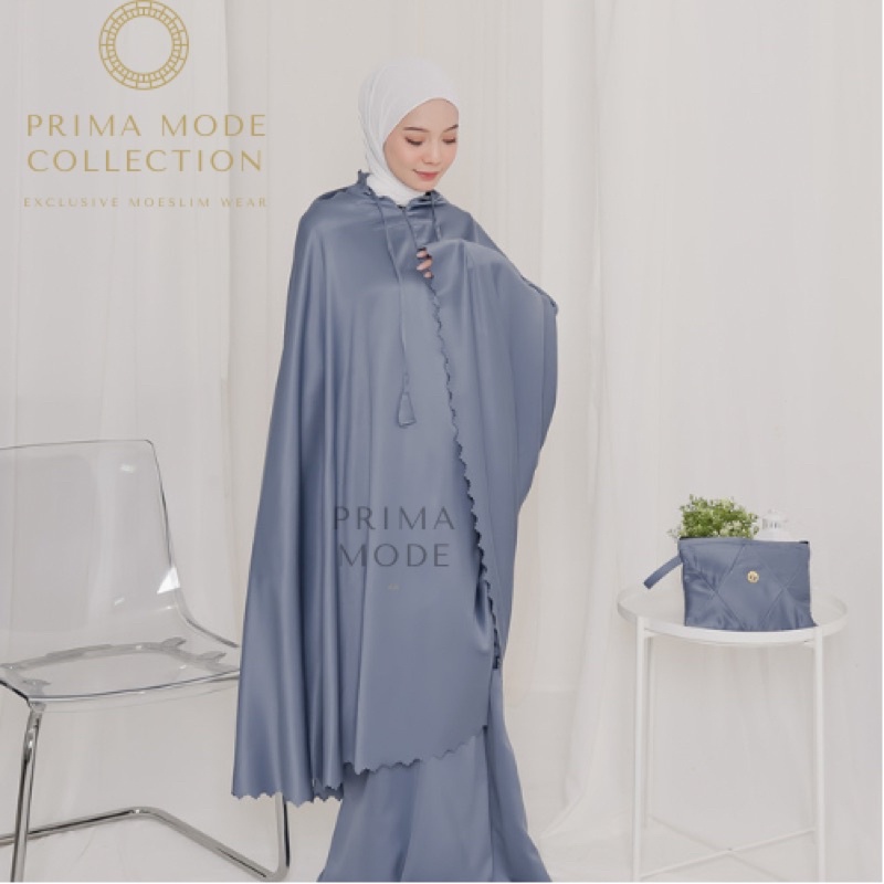 PRIMA MODE - Mukena Dewasa Silky Daily 2in1 Premium Laser Cut Premium Prima Mode