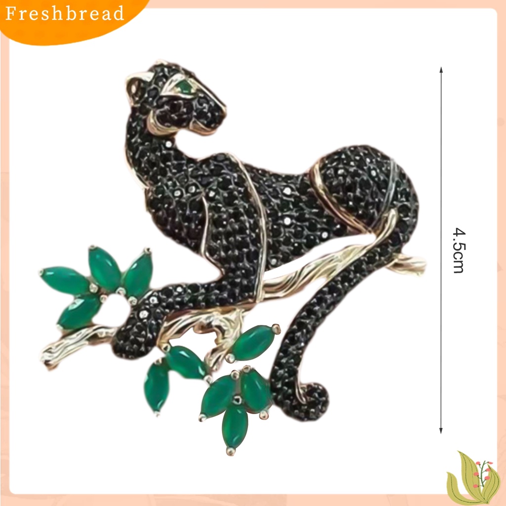 Terlaris Brooch Panther Design Elegant Alloy Fashionable Clothes Accessory for Banquet