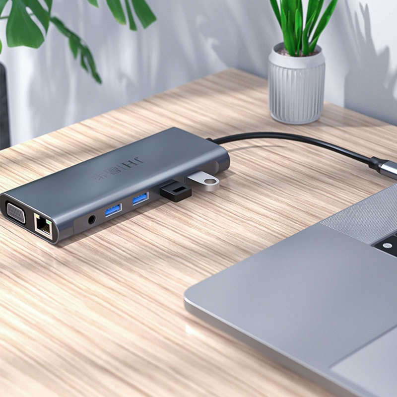 Zzz Dock Hub USB-C 3.0 + HDMI 4K Untuk Laptop