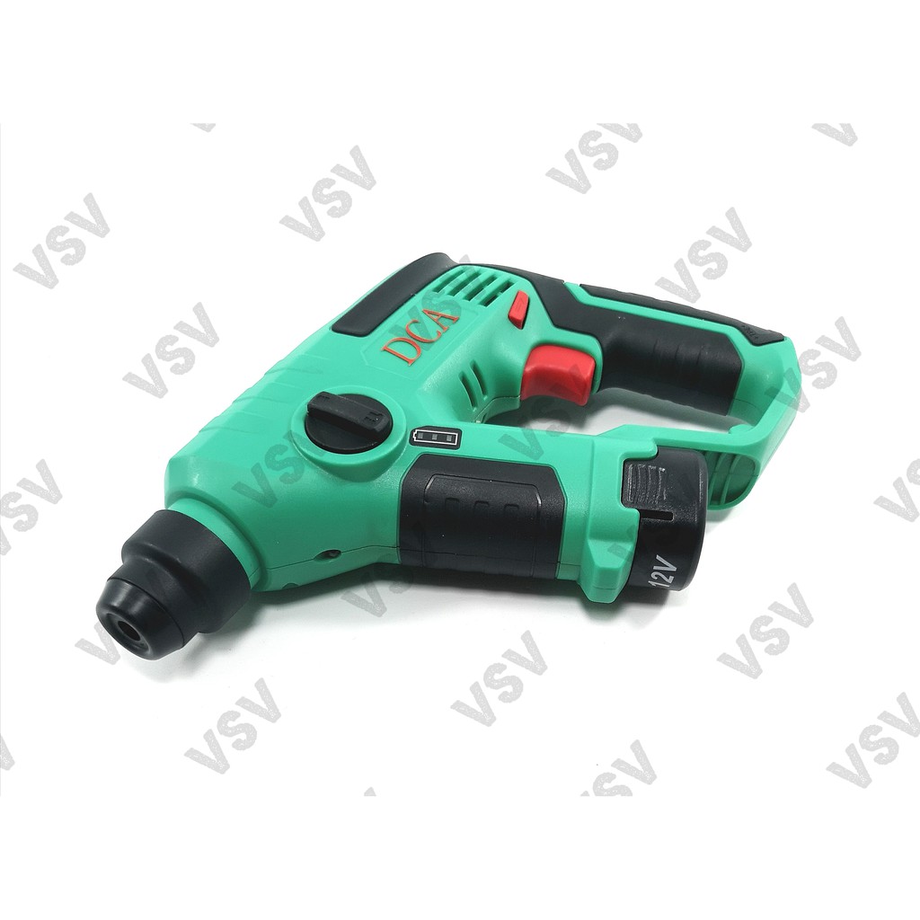 DCA Cordless Rotary Hammer Drill ADZC13 Mesin Bor Tembok Battery DCA