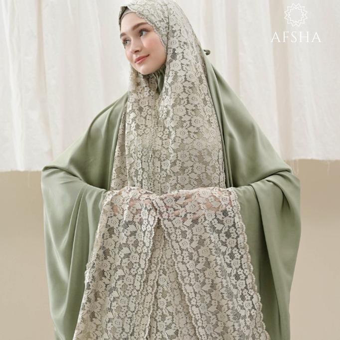 Mukena Afsha Silk Premium Afsha Hampers With Box