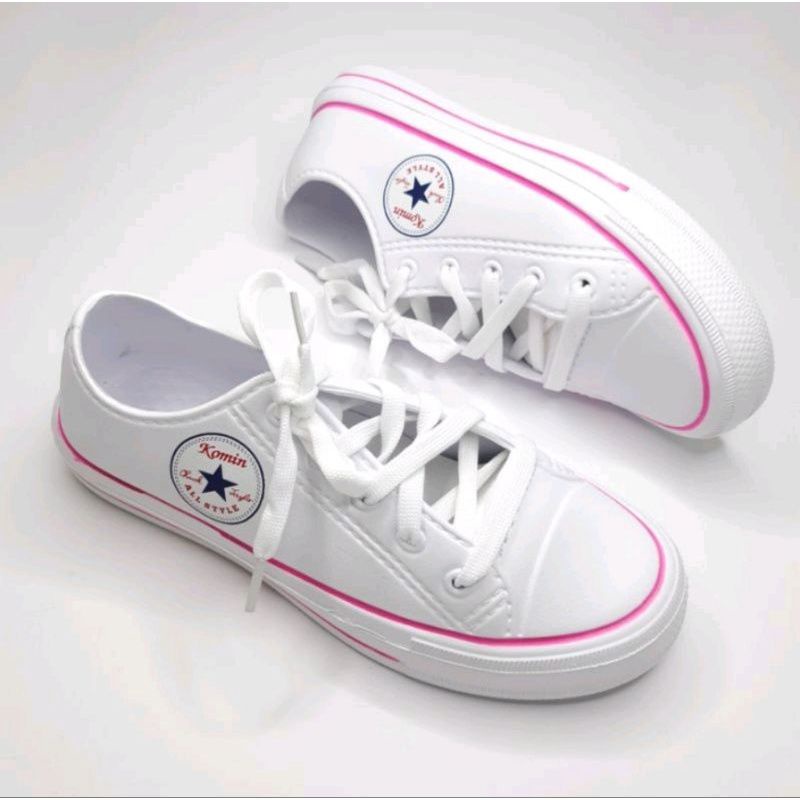 Sepatu wanita Karet Jelly Pylon Putih Ringan Anti Air Sepatu Size 37 - 40