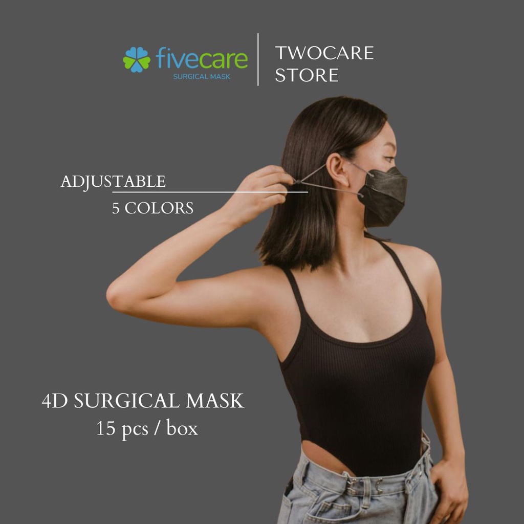 Fivecare Series Masker Medis 4D Five Care 4 Ply Surgical Mask