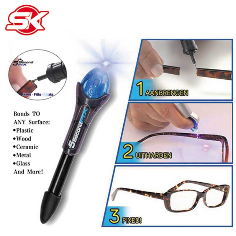 LEM SINAR UV 5 SECOND FIX – PERBAIKAN CEPAT DALAM 5 DETIK LEM AJAIB UNTUK KAYU PLASTIK KACA LOGAM DA