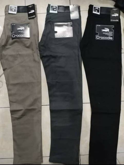 POPULER CELANA CHINO PRIA PREMIUM CASUAL SANTAI SEMI FORMAL TERMURAH HITAM ABU CREAM MOCCA 27-38