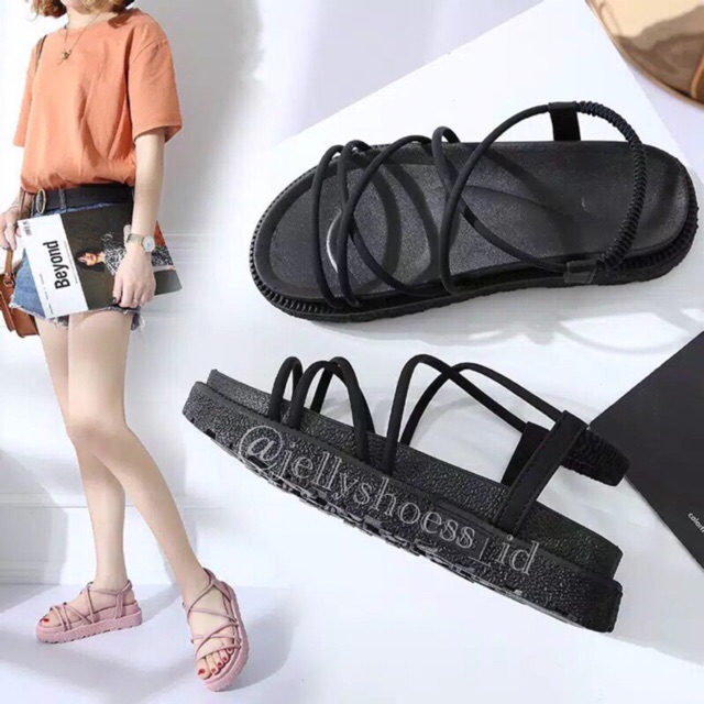 TERMURAH HOT SANDAL  SEPATU TALI ANTI  AIR  UNTUK WANITA  