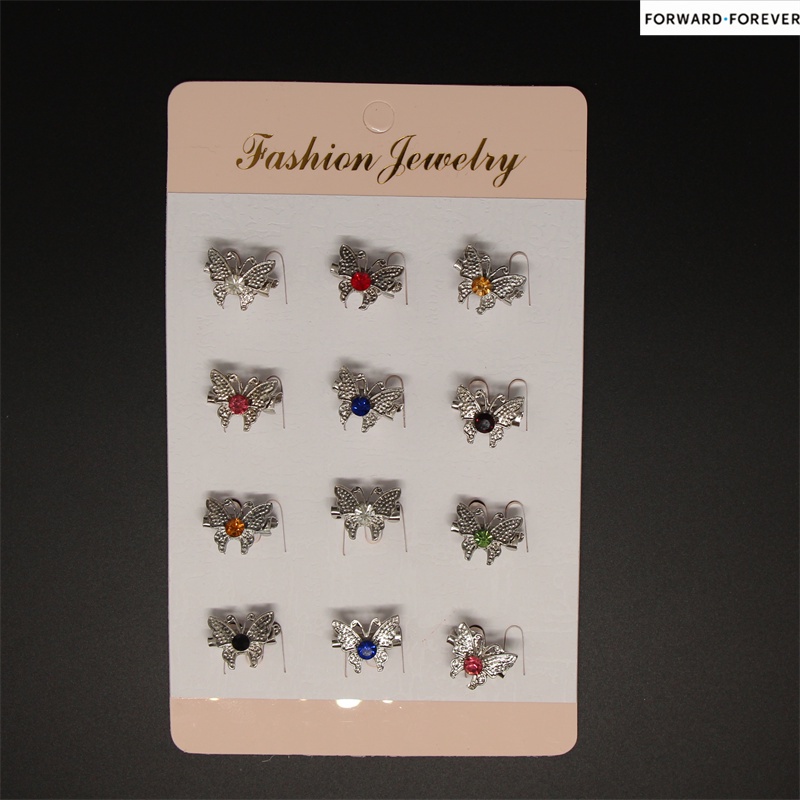 Bros Pin Butterfly Trendy Multifungsi Hias Berlian Untuk Aksesoris Scarf Wanita M70046