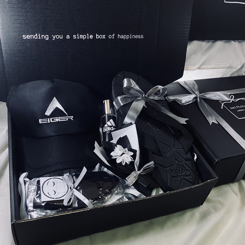 

GIFT BOX HAMPERS BLACK SERIES KADO HADIAH VALENTINE BIRTHDAY WISUDA