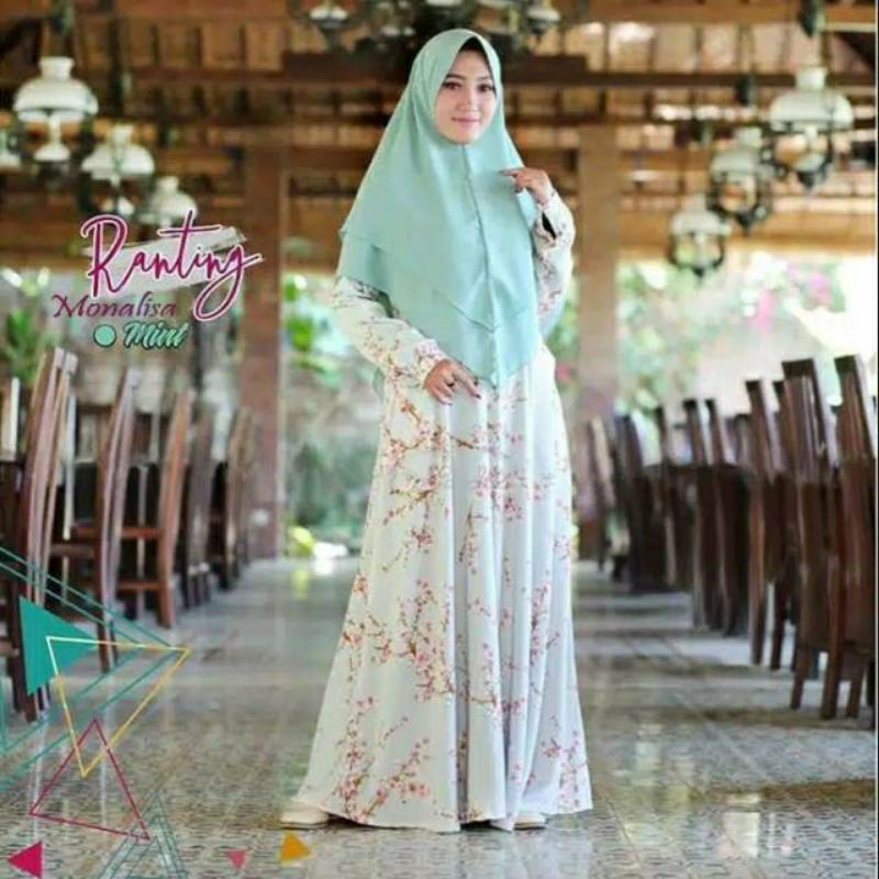 GAMIS MONALISA ORY//Gamis Wanita Fashion Muslim