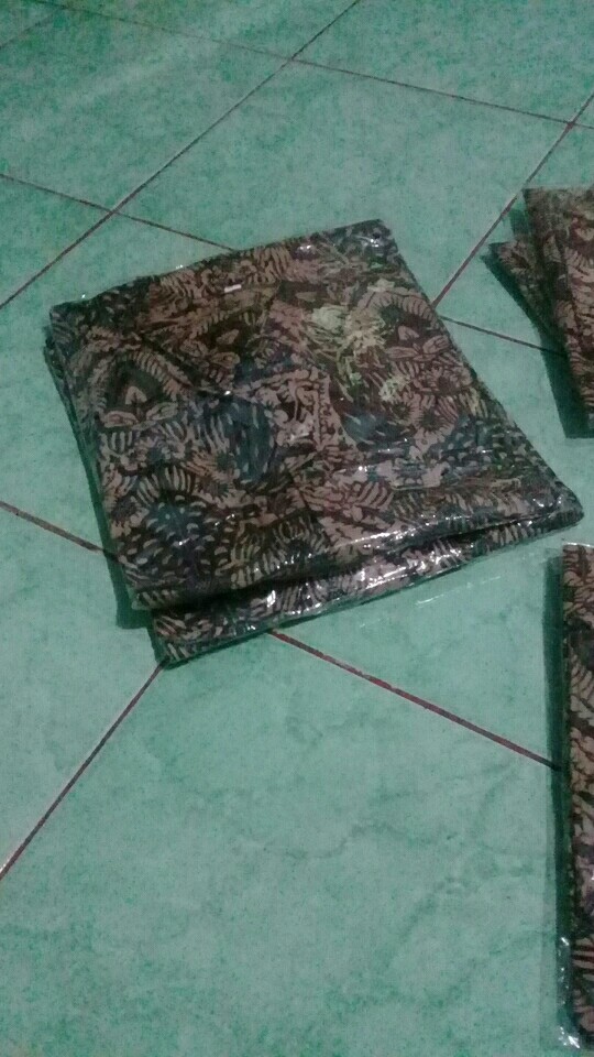 Bswart Batik Hrb026 Kenongo Hem Pendek Padi Pekalongan M L Xl Batik Pria Murah Modern Grosir