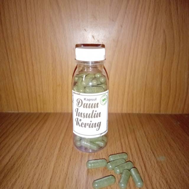 kapsul daun insulin obat diabetes