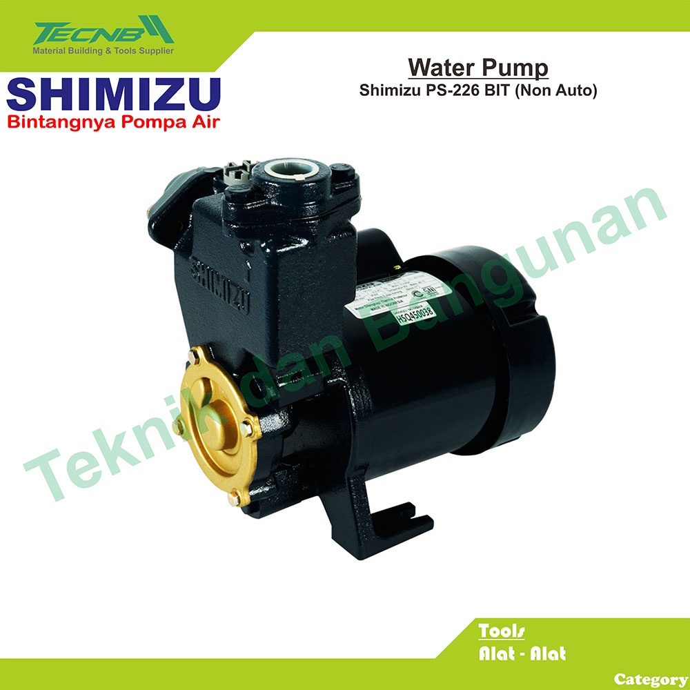 Pompa Air Shimizu PS226 BIT Non Otomatis